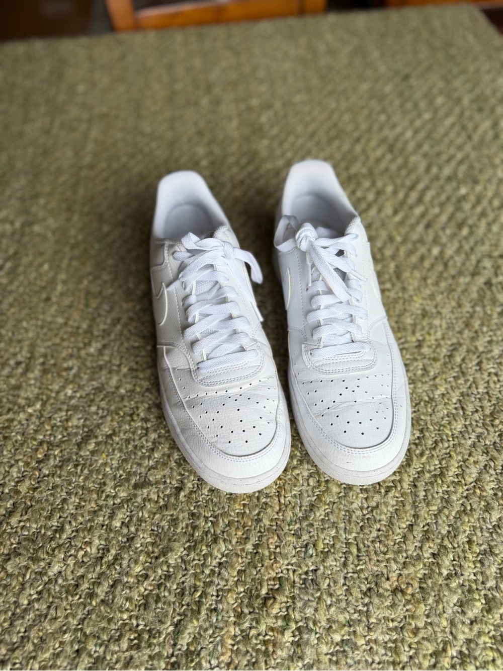 Nike Court Vision Low Next Nature, Men’s 10.5- Triple White